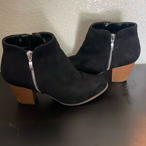 Black Suede booties